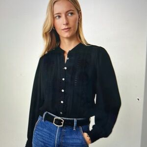 Elegant Black Women's Top